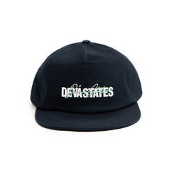 Overlay Snapback Cap - Navy Blue