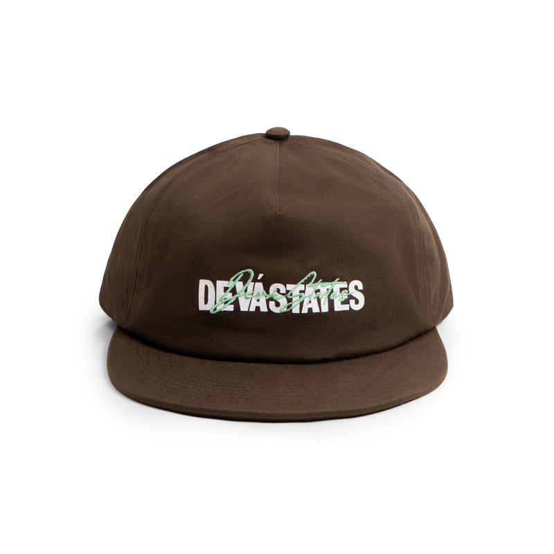 Overlay Snapback Cap - Brown