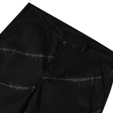 Barbed Wire Pants - Black / Black