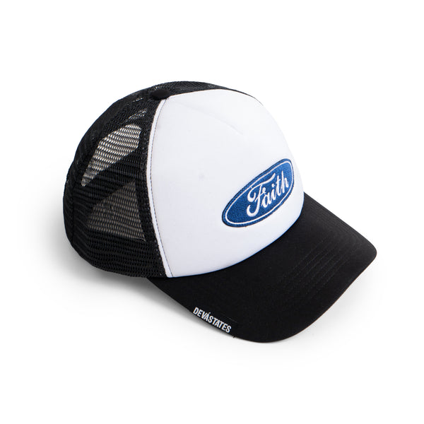 Faith Trucker Cap - Black