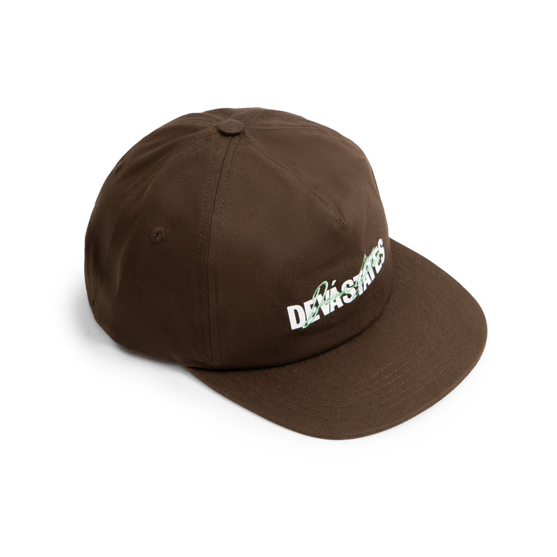 Overlay Snapback Cap - Brown