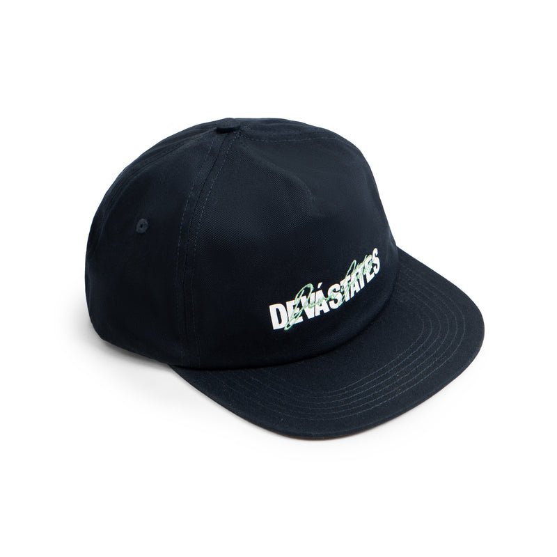 Overlay Snapback Cap - Navy Blue