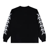 Pixel Skull LS T-shirt - Black