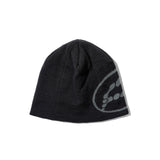 Knit Beanie P Logo - Black