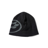 Knit Beanie P Logo - Black