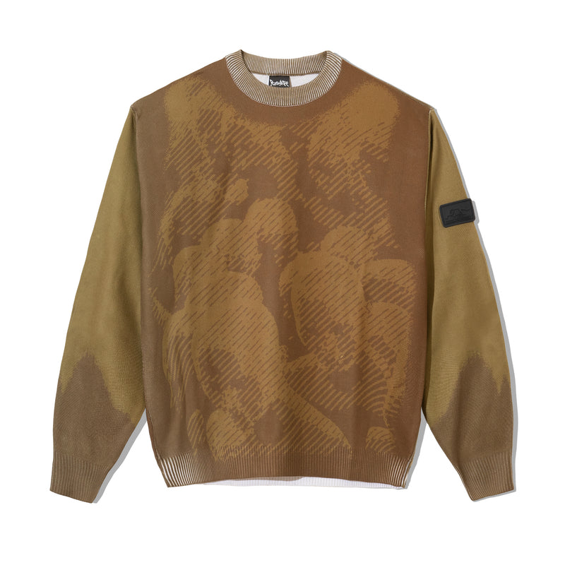 Flesh Knit Sweater - Dark Brown