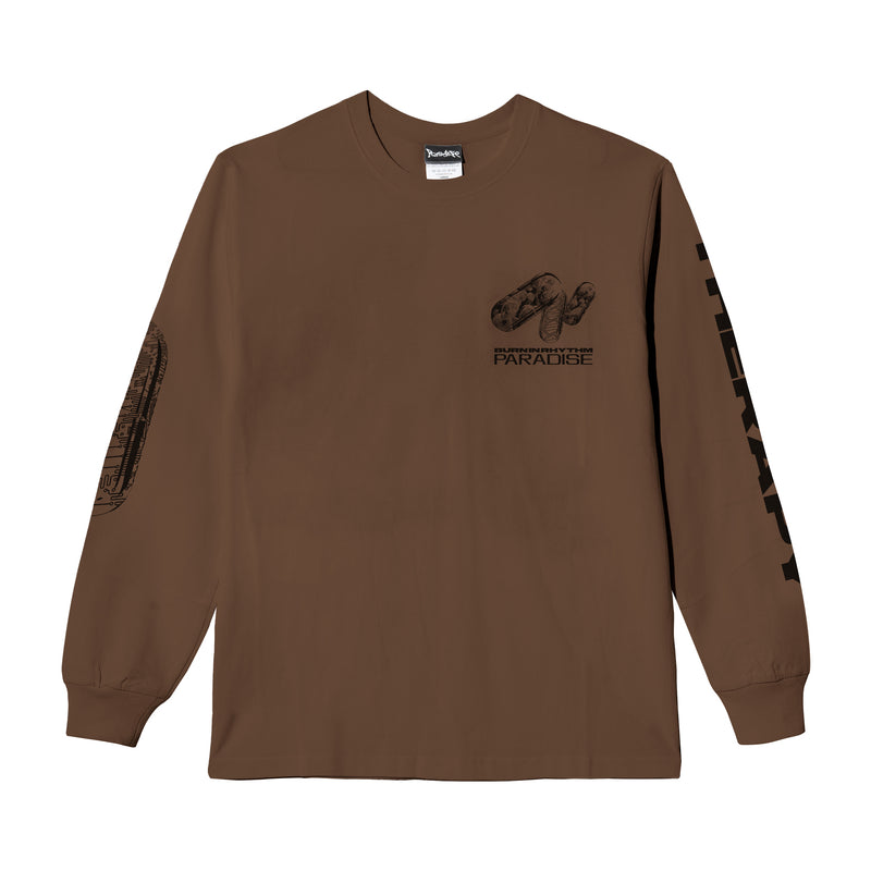 Therapy LS T-shirt - Dark Brown