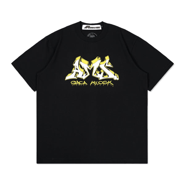 Ams x Gaca Logo T-Shirt - Black