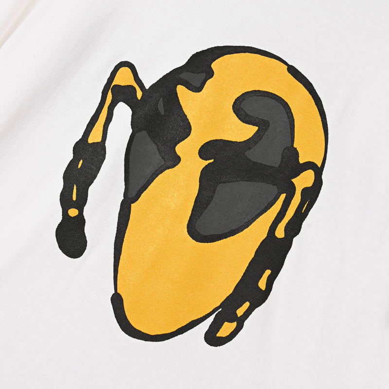 Bee Face Shortsleeve T-Shirt - White