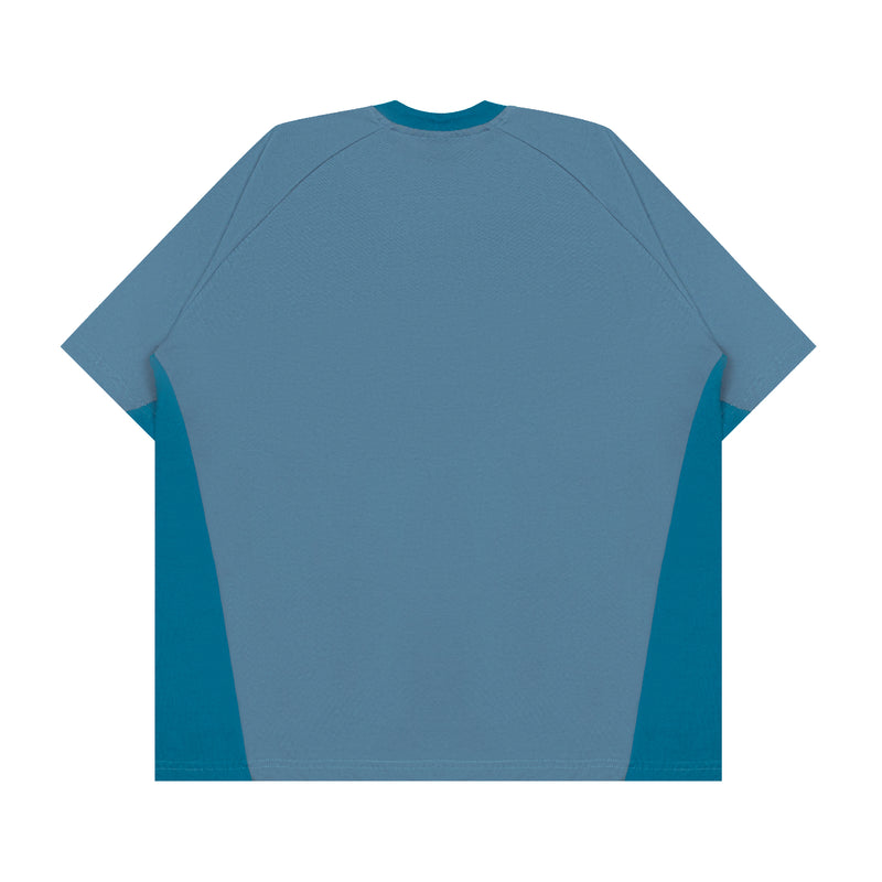 Rag Side Panel T-shirt - Tosca Blue