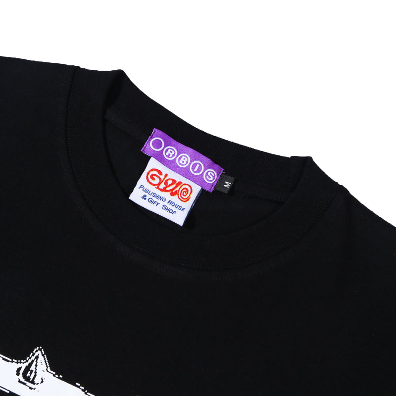 Glue X Orbis Logo T-Shirt - Black