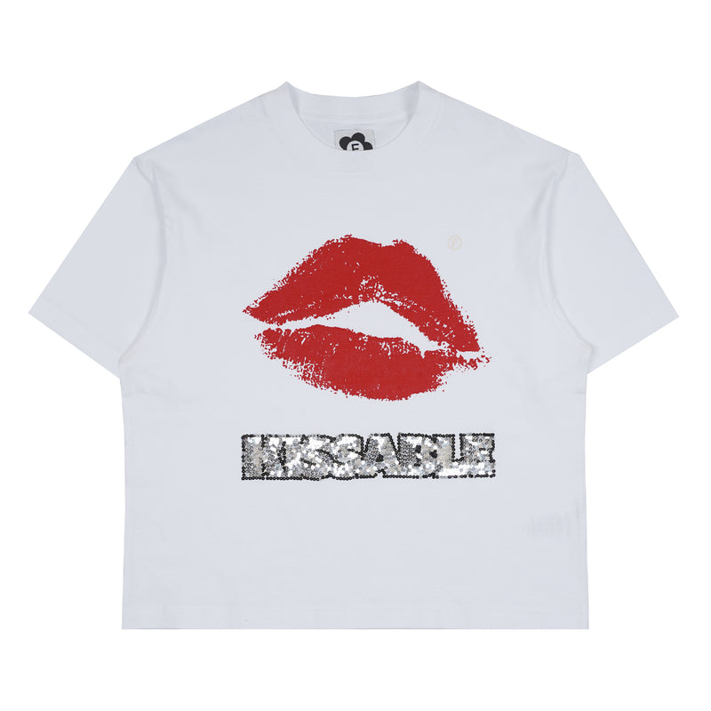 Kissable T-Shirt - White/ Red