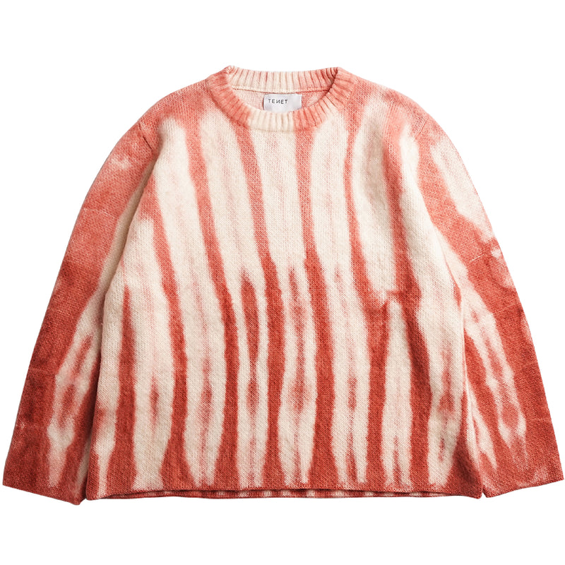 Clarte Sweater Mohair - White Red