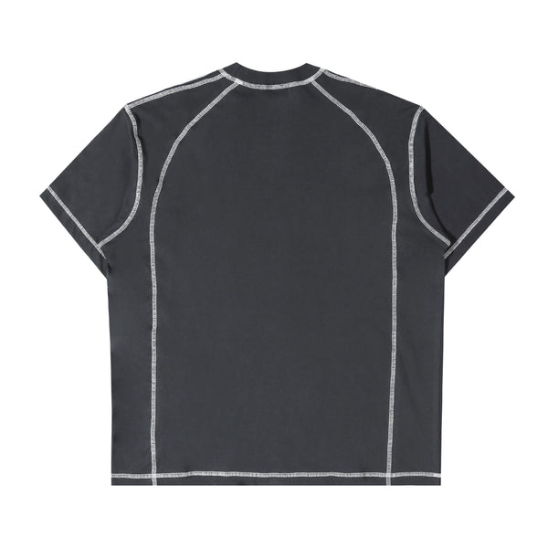 Orbis Panel Short Sleeve T-Shirt - Dark Grey