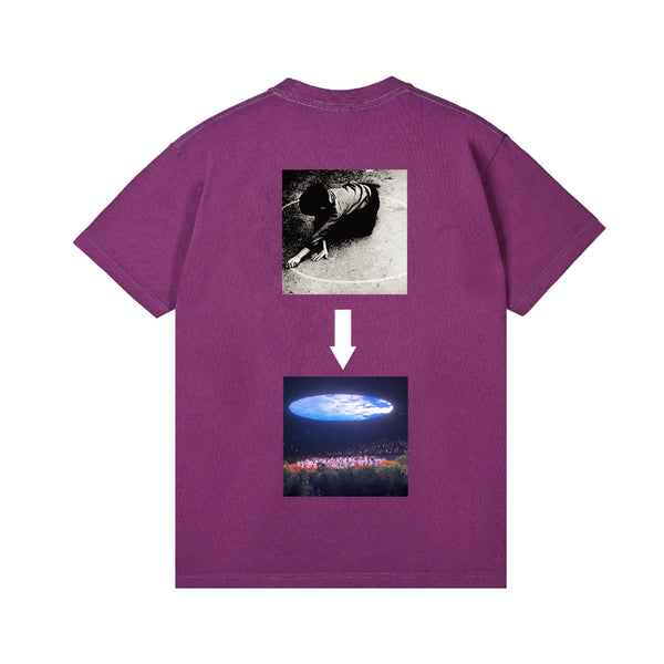 Hole Shortsleeve T-Shirt - Maroon Purple