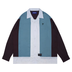 Alley LS Souvenir Shirt  - Blue/Multi