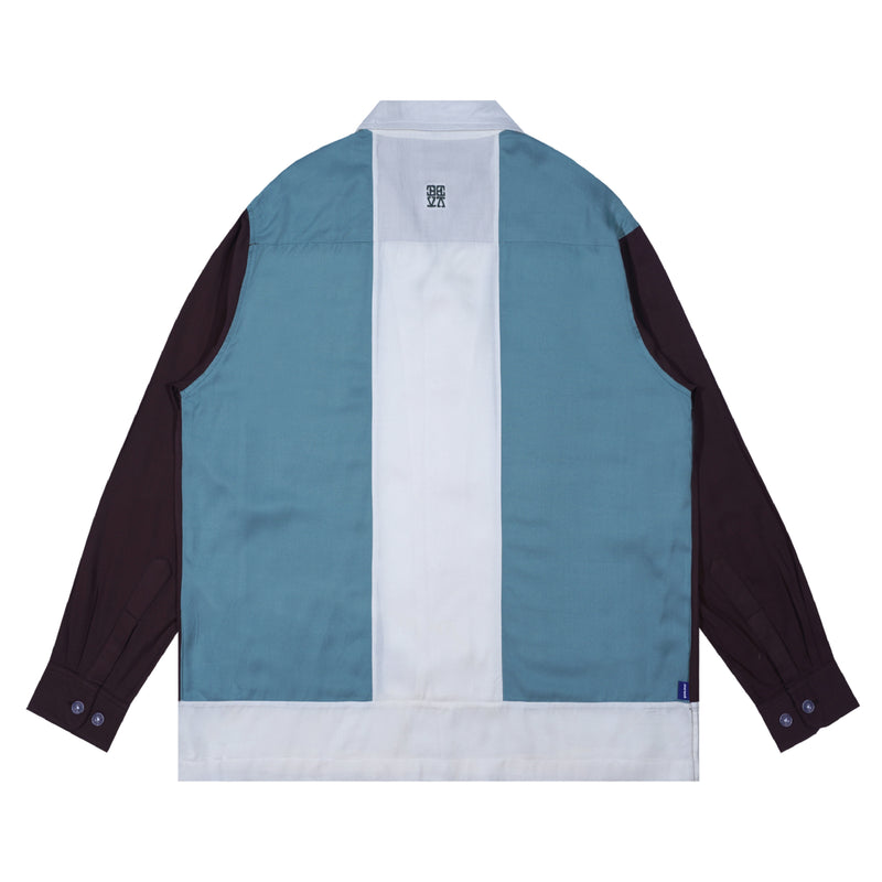 Alley LS Souvenir Shirt  - Blue/Multi