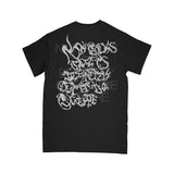 C/R x Mortogvng Now Folks Safe is Definitely Out of Picture Oversized T-Shirt - Black