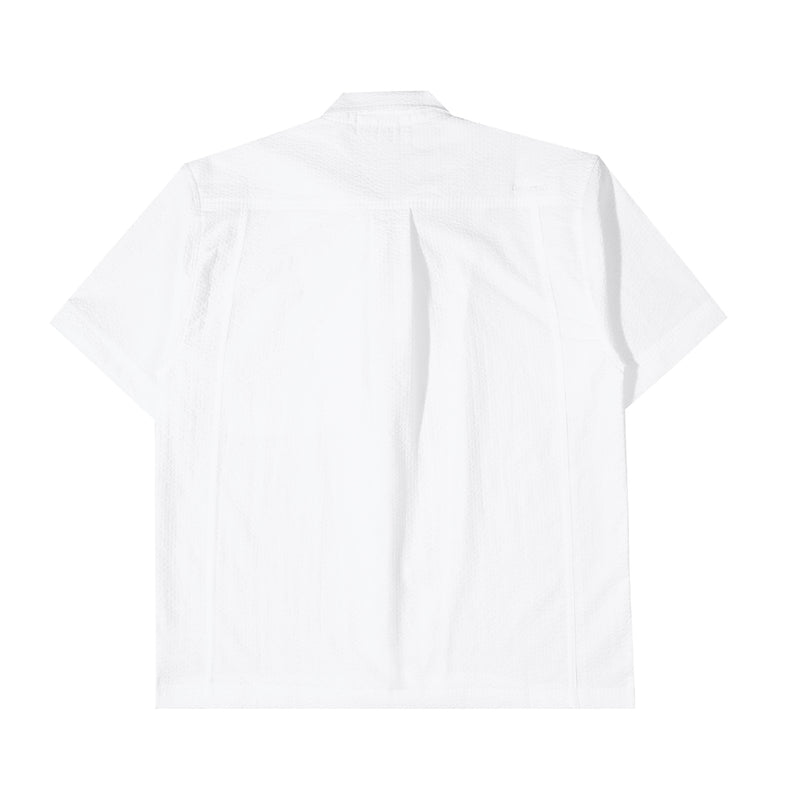 Core Logo Zip Up Shirt - White