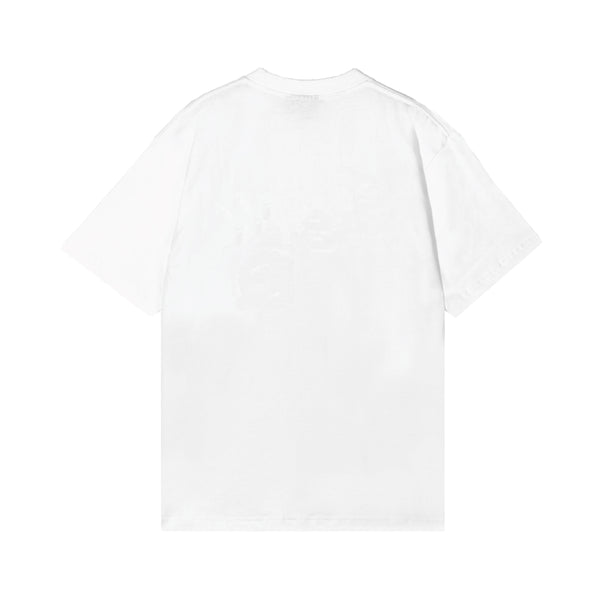 Meditation Death Shortsleeve T-Shirt -  White