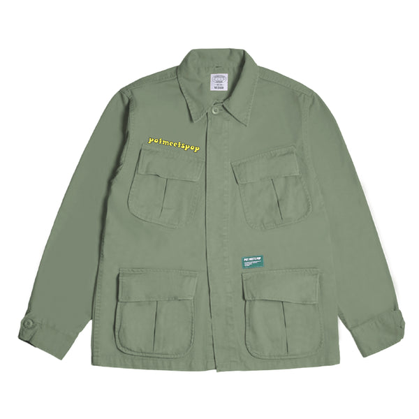 Keep On Tokin Slanted Pocket Bdu - Olive Green