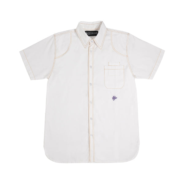 Monogram Ss Workshirt - White