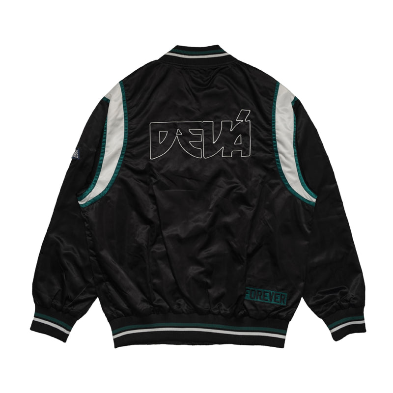 Forever Baseball Jacket - Black