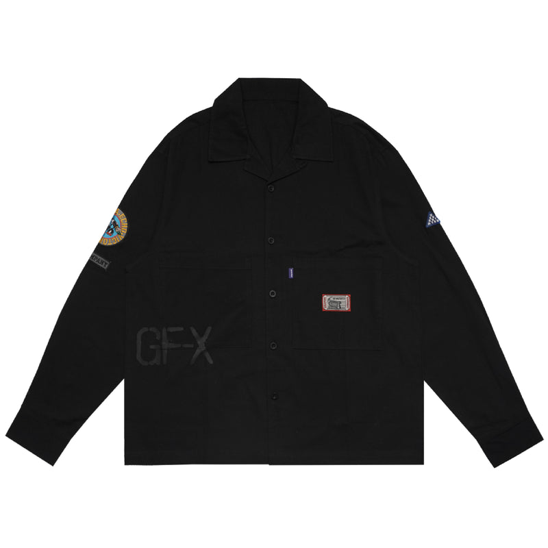 Hornet Field Overshirt - Black