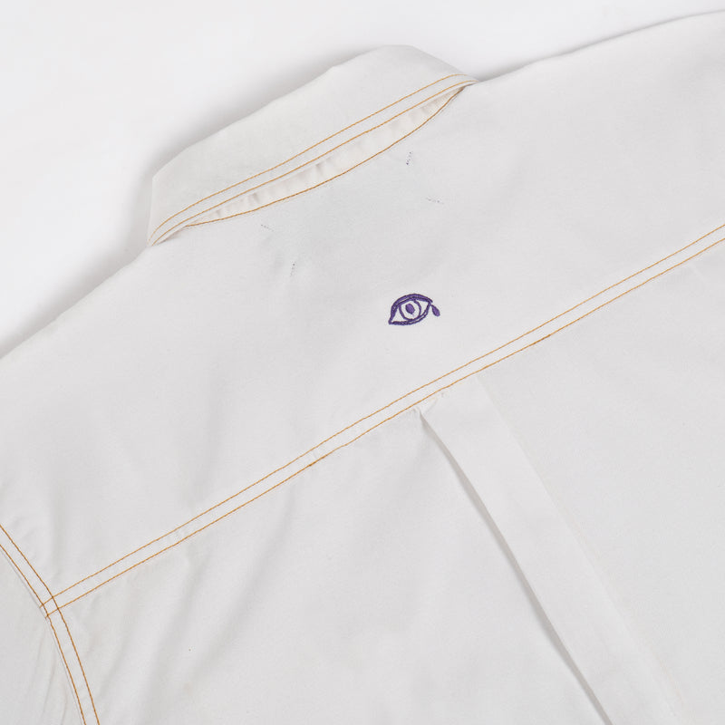 Monogram Ss Workshirt - White