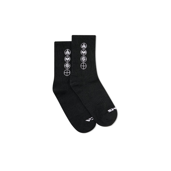 Ams x Gaca Socks - Black