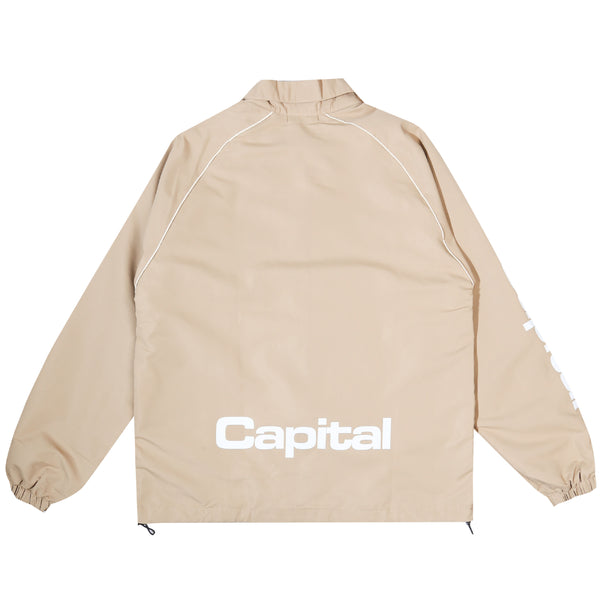 Capital Piping Line Track Jacket - Cream