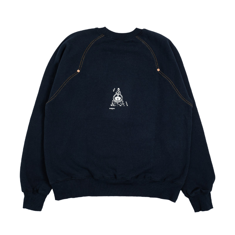 Tempus Raglan Crewneck - Navy