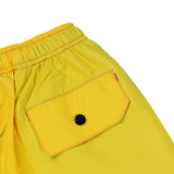 Plain Square Logo P Beach Trunks - Yellow/Pink