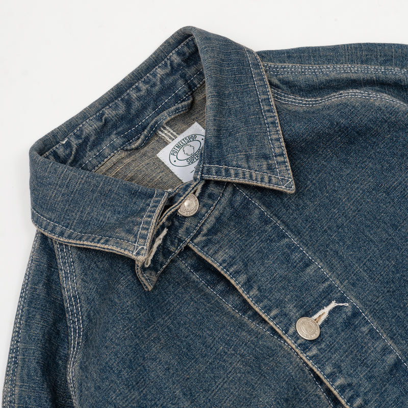 Crypt Coverall Denim - Indigo Stone Washed