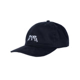 P Cats 6 Panel Hats - Black