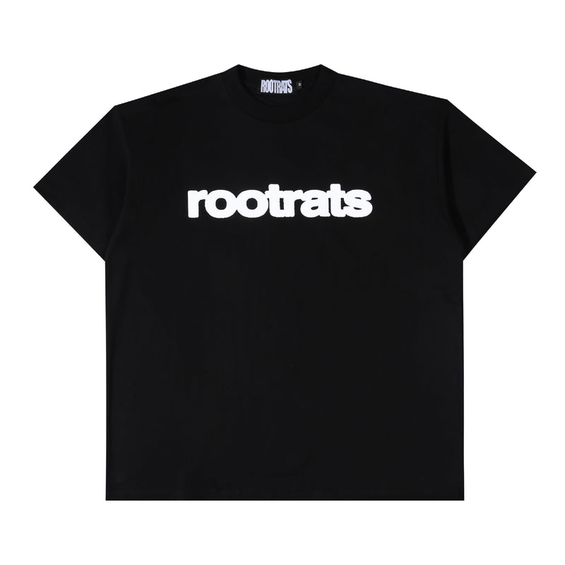 Round Logo T-Shirt - Black