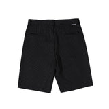 Pinstripe Shorts - Black