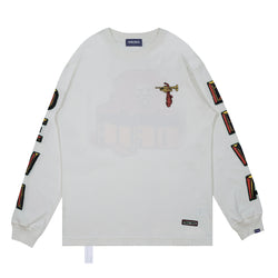 Cedric T-shirt LS - Off White