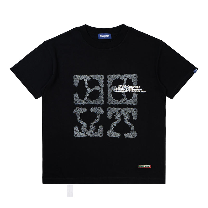 Cartouche T-Shirt - Black