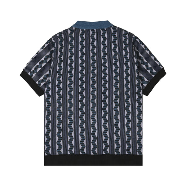 Zach Polo Knit - Navy