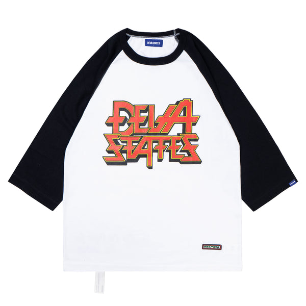 Bats Ls Raglan T-Shirt - Black