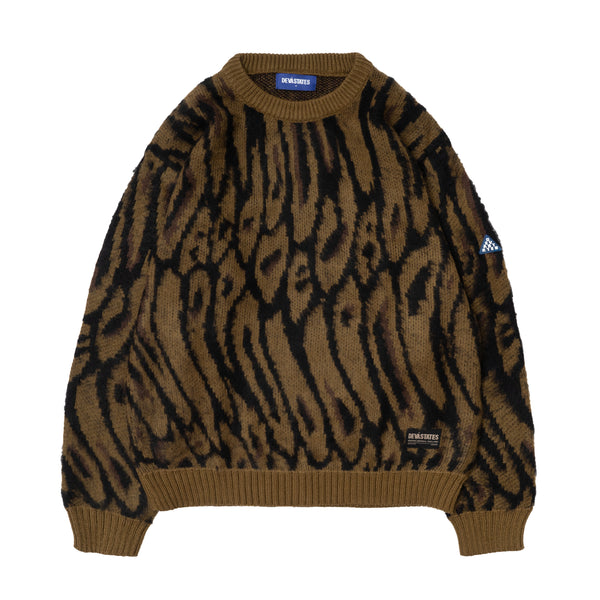 Pantera Brushed Knit Sweater - Brown