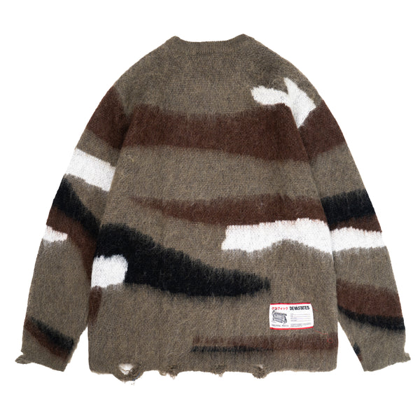 Desert Mohair Crewneck Sweater - Multi