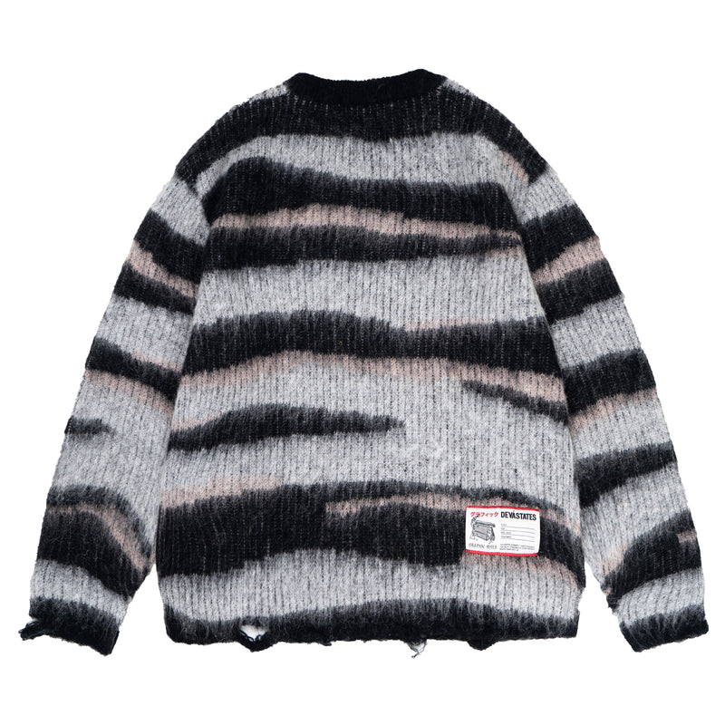 Savanna Mohair Crewneck Sweater - Multi