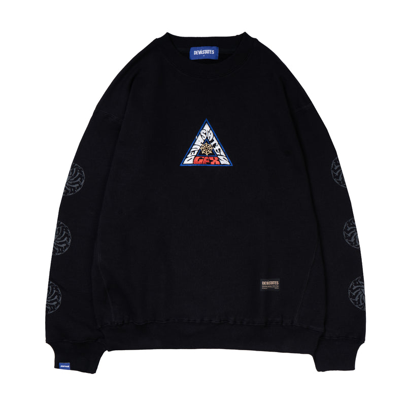 Buzzsaw Crewneck Sweater - Black