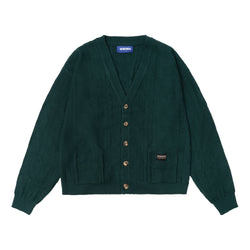 Cobweb Knitted Cardigan - Green