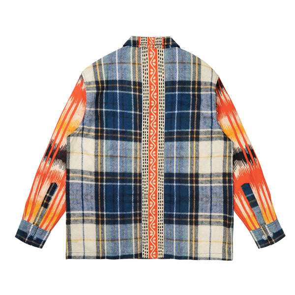 Ikat Ls Linen Shirt - Multi