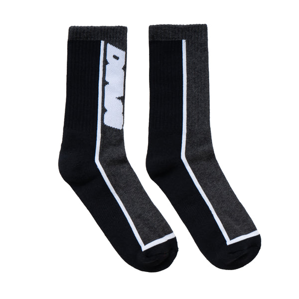 Panel Socks - Black/Grey