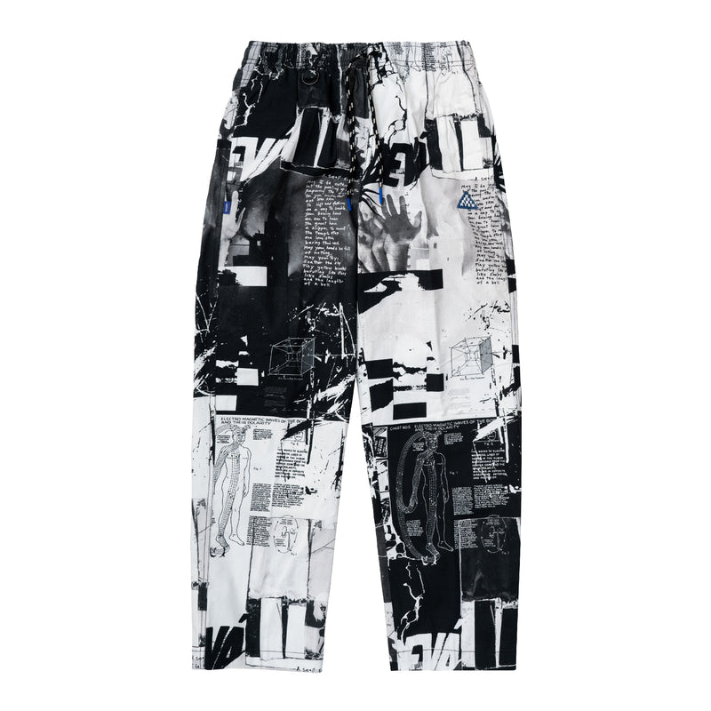 Mosaic Printed Easy Pants - Black