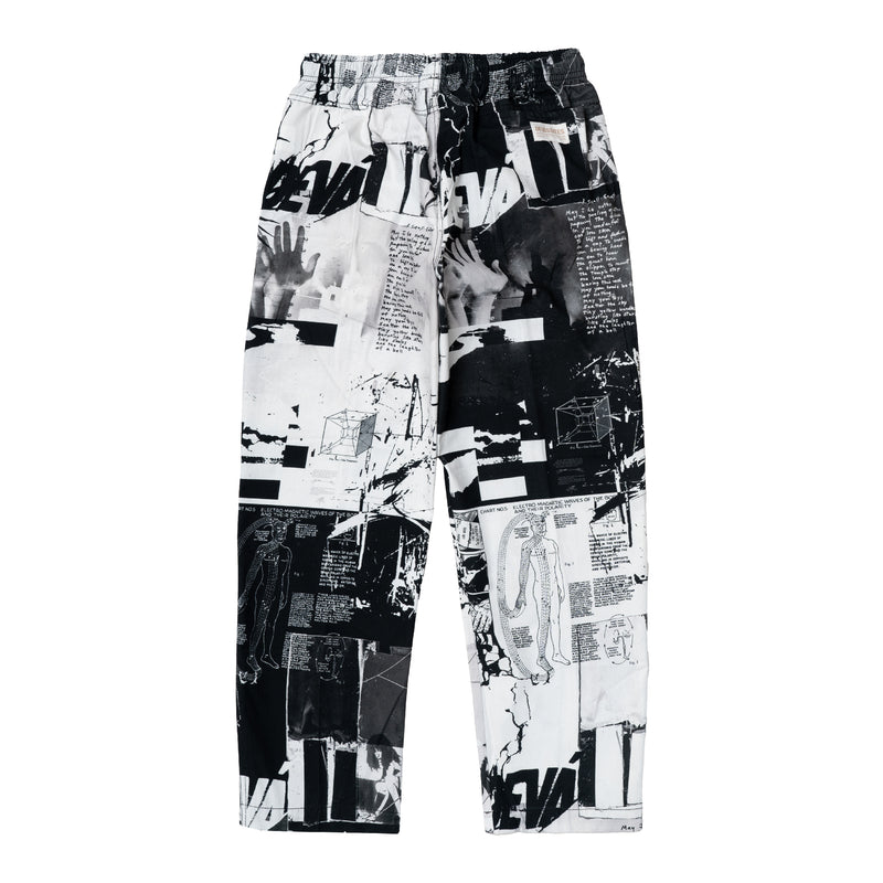 Mosaic Printed Easy Pants - Black